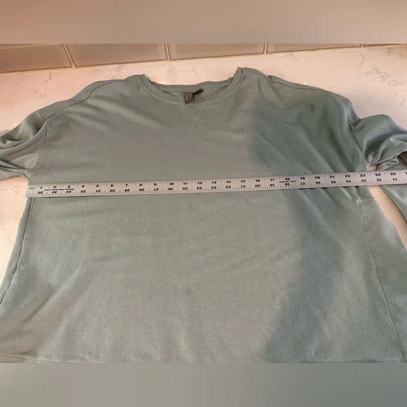 Sweaty Betty After Class Sweatshirt. Size 12 Sage Green. - Picture 12 of 14